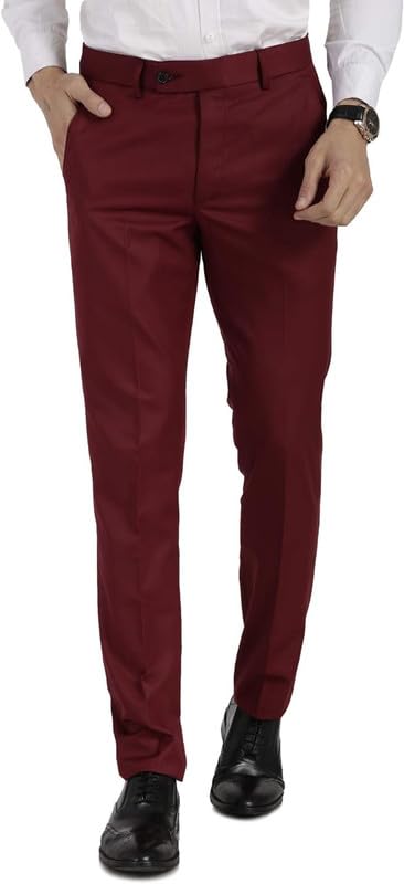 active fashion Men's Regular Fit Polycotton Trouser Pants | Formal Trouser | Casual Trouser Pant-picture-53