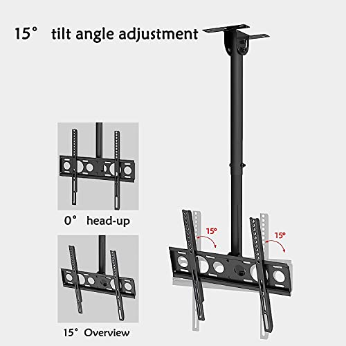 Support TV de plafond inclinable pour optimiser l'espace du salon - 5