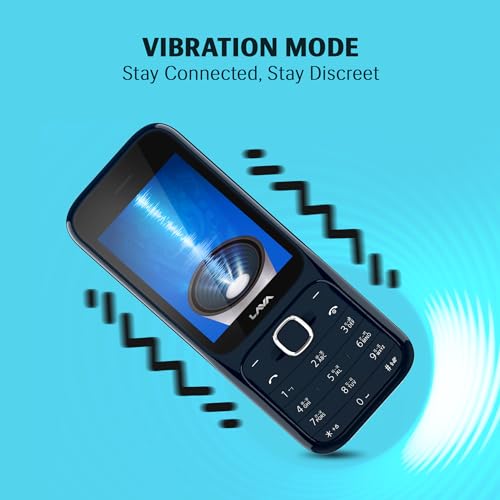 Image of Lava Gem Power Dual Sim Keypad Phone (2.8 inch Display, Camera & Flash) | 2575mAh Smart AI Powerful Battery | Wireless FM & Recording | 7-Language Support| Stereo Speakers | Call Recording (Black Gold)