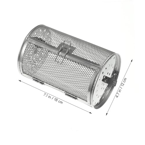 Panier rotatif pour barbecue en acier inoxydable robuste - 3