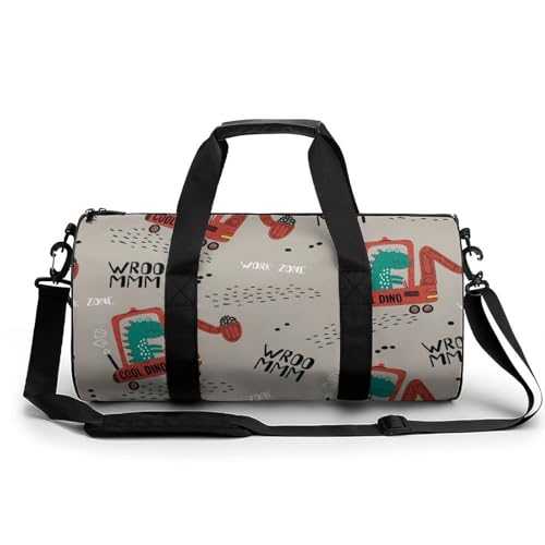 Sac de voyage dinosaure 45x23x23cm pour enfant grand sac week-end gym