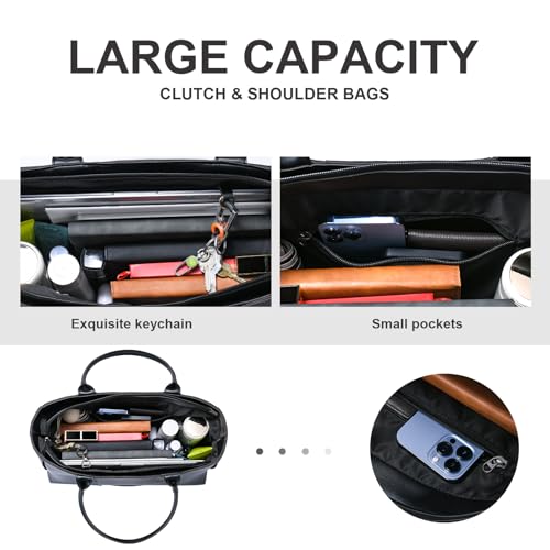 Bolso Tote de Cuero para Mujer Grande miniatura 5