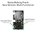 SHENGSEN 6-Pack Annoying Cricket Noise Maker Prank, Hidden Office Prank Device with 16 Sounds, Prank Noise Machine for Adults, April Fool's Day Gag Gift for Office or Home, Black