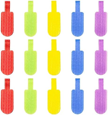 Herbruikbare Kabellabels met Uitwisbare Gelpen - 30 Stuks Nylon • Multicolor Kabelmarkering • Beschrijfbare Labels voor Kabelidentificatie