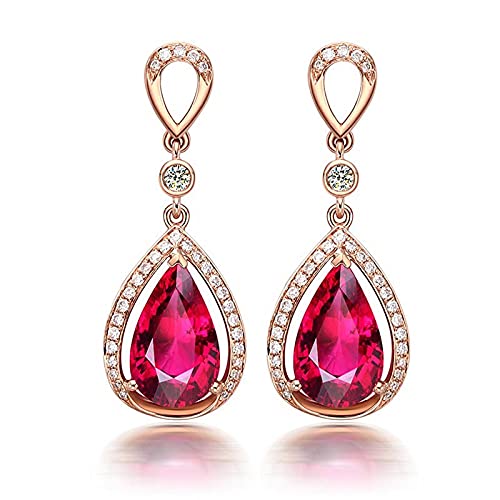 Boucles d'oreilles rubis zircon : le cadeau bijoux idéal femme
