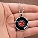 SUPAC Unique Music Record Pendant Necklace - Avant-Garde Fashion Accessory, Eye-Catching Design for Men and Women - Birthday, Christmas Gift or Personalized Jewelry