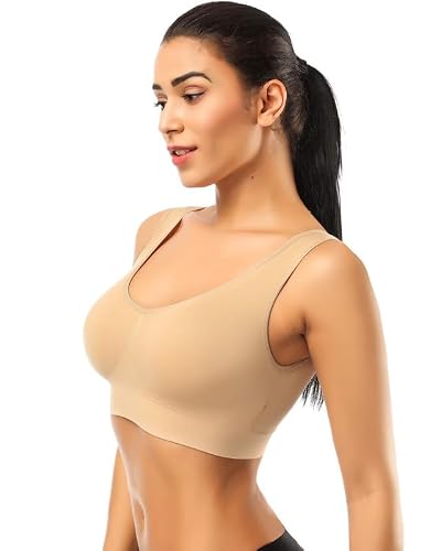 Bestena Sports Bras For Women, Seamless Comfortable Yoga Bra With Removable Pads #TOP1