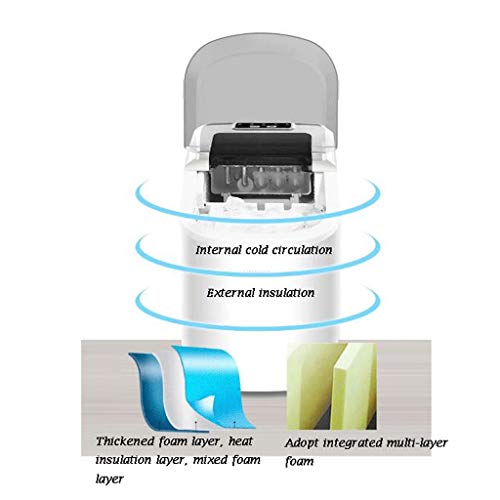 Máquina portátil para hacer hielo de encimera 33 lbs miniatura 4