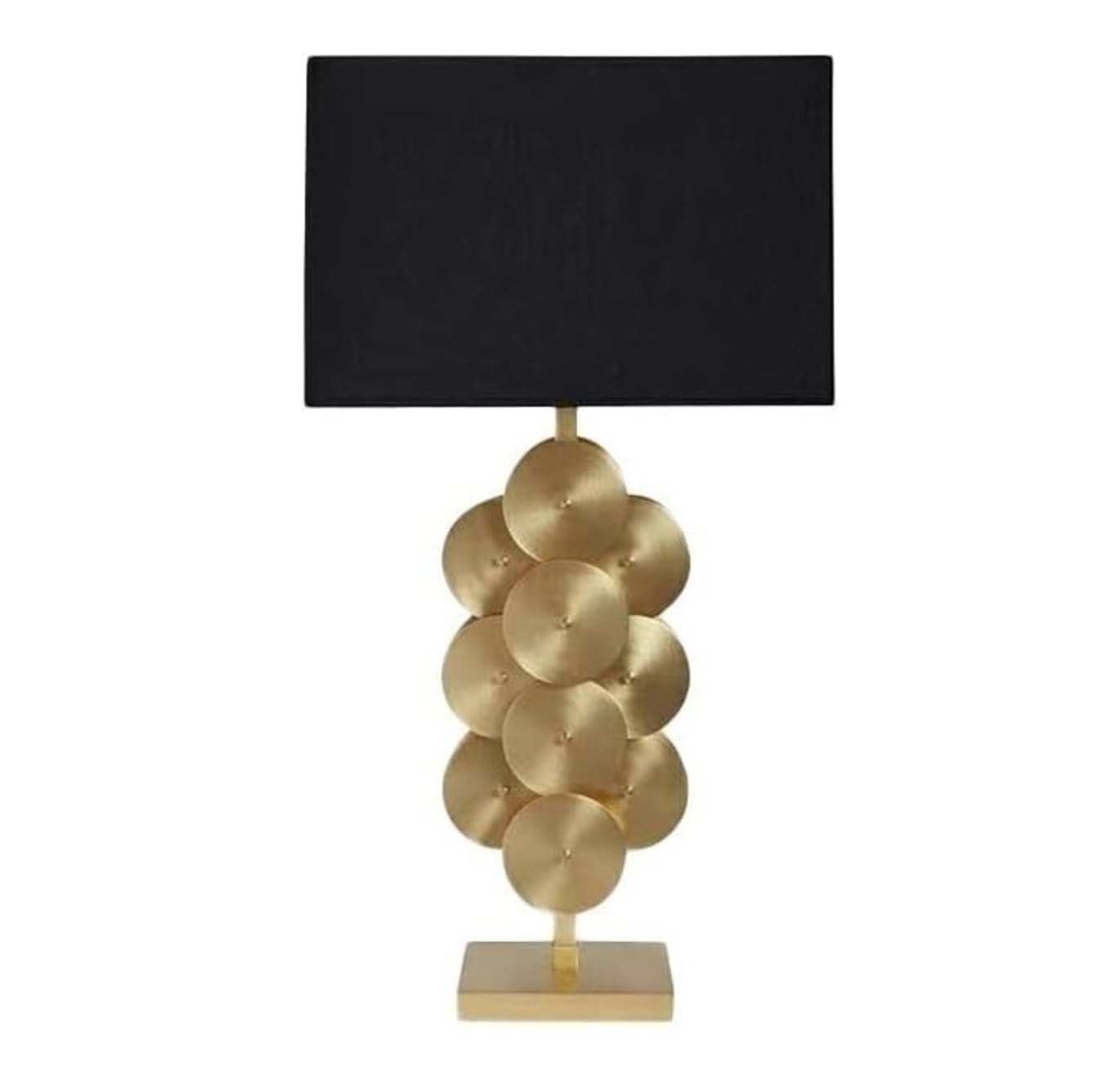 AZHKJKZH Table Lamp Metal Table Lamp With Cloth Lampshade Bedside Modern Nightstand For Living Room Bedroom Office For Home