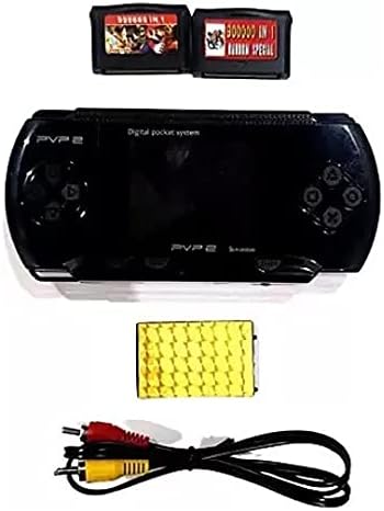 PVP 2 Game Station Light 3000 Handheld Video Game Console 16 bit games for Kids - Black