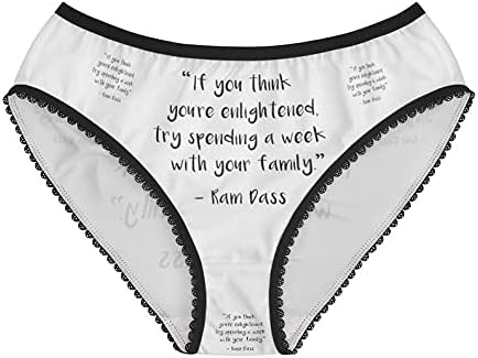 SpreadPassion Women's Briefs f You Think You're Enlightened Panties, If You Think You're Enlightened Underwear, Briefs