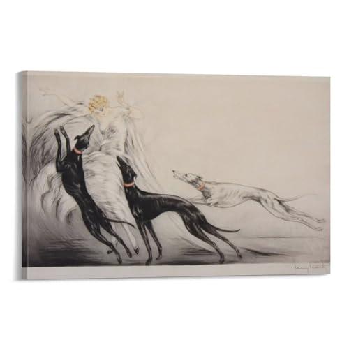 Toile Louis Icart Speed décoration murale compacte pour habiller un mur