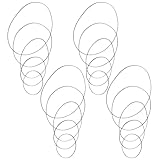 Cabilock Gummiriemen Kassettenbandriemen 60 Stück Quadratisch Gefaltet 0,5mm 40 100mm für Wartung von Kassettenspielern und Videorecordern