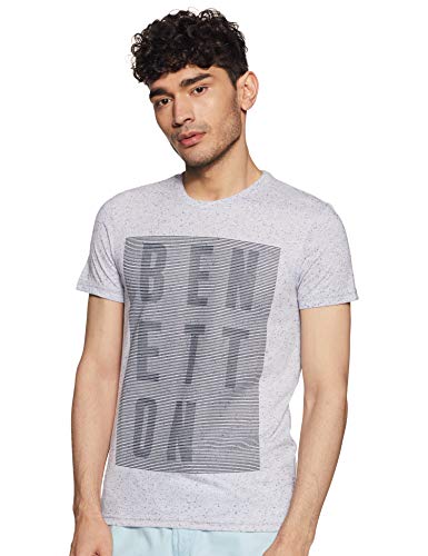 Image of United Colors of Benetton Men's Printed Regular Fit Shirt