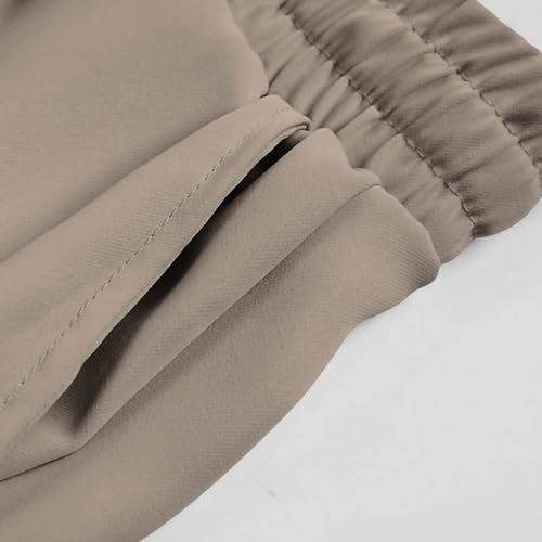 Men's Long Pants Straight Wide Leg Front Trims Fashion Trousers Comfortable Elastic Waist Breathe Pant Work Going Out4