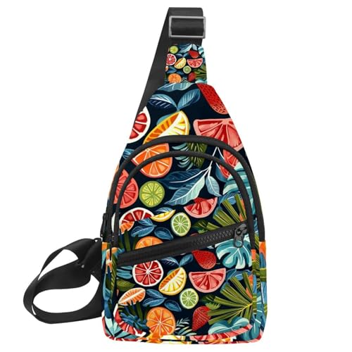 Sac banane de randonnée et voyage imprimé fruits idéal pour le sport d'été
