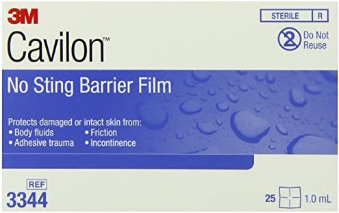 3M Cavilon No Sting Barrier Film Wipes - One Pack Of 25