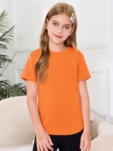 Image of Haloumoning Girls Short Sleeve T Shirts 5-14 Years