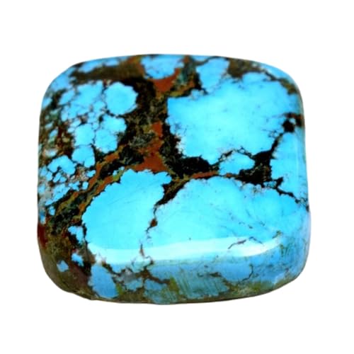 Cabochon turquoise naturelle véritable taille coussin GH_NAT_08497