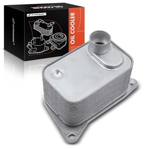 A-Premium Engine Oil Cooler Compatible with Volkswagen Atlas 2018-2022, Beetle 2014-2019, Golf 2015-2018, GTI 2018-2020, Jetta 2014-2021, Passat 2014-2021, Tiguan 2018-2022, 1.8L 2.0L