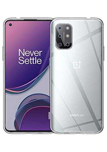 Preisvergleich Produktbild Hotbon Hülle kompatibel mit OnePlus 8T, TPU Stoßfeste schutzhülle Premium Silikon Handyhülle Ultra dünn Schutzhülle Flex Case kompatibel mit OnePlus 8T Handyhülle kompatibel mit OnePlus 8TTransparent