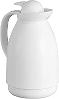 Vista 3 de Thermos 34OZ WHT Glass Carafe, Pack of 1, white