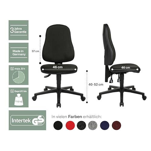Bürostuhl ohne Armlehne Topstar Point 60 in Rot