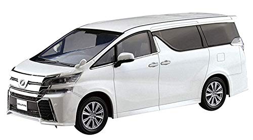 Modelo plástico Toyota Vellfire 1/32 blanco perla miniatura 1