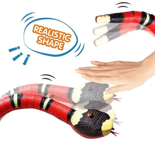 Jouet automatique pour chats et chatons, serpent électronique interactif de détection - 3