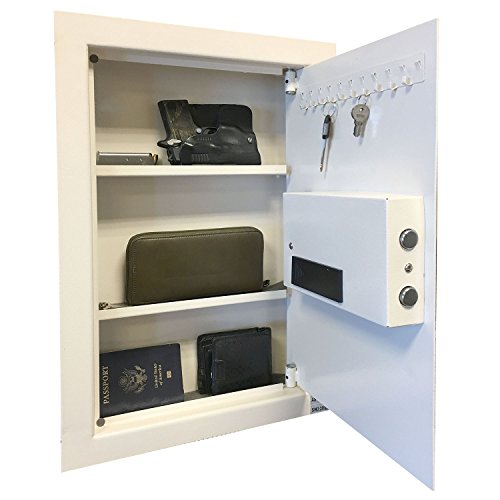 Buffalo Tools WLSFB Beige Wallsafe W Elecronic Loc