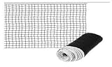 Gummiprodukt Volleyballnetz 9,5x1,0m mit Stahlseil