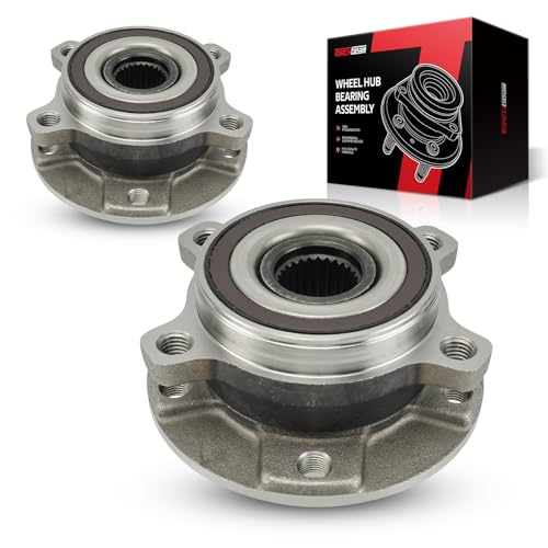 Torchbeam Pair 513349 Front Wheel Hub Assembly Compatible with Cherokee 2014-2023 5 Lugs