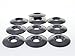 Produktbild 10 Stück Aluminium Unterlegscheibe für Kart Sitz, 34x8mm, schwarz exloxiert