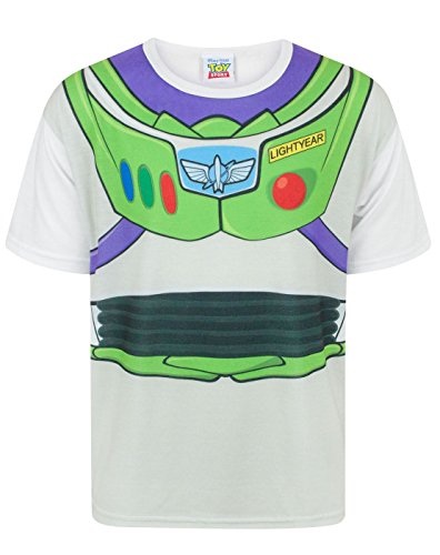 Disney Toy Story S-Shirt Buzz Lightyear Disfraz para niños Camiseta Blanca para 3-4 años