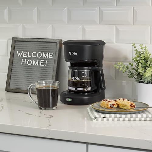 Mr. Coffee Mini Brew Switch 5-Cup Coffee Maker – Auto-Pause