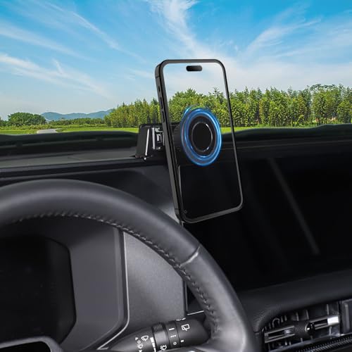 TerIourfou Car Magnetic Phone Holder Compatible with Toyota Land Cruiser 250 Prado J250 LC250 2024 2025,Center Console Navigation Screen Cell Phone Holder Fit for Most Smartphones by TerIourfou - Used condition - US$23.75