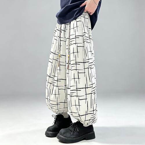 Pantalon d'été décontracté coupe ample pour vacances et loisirs