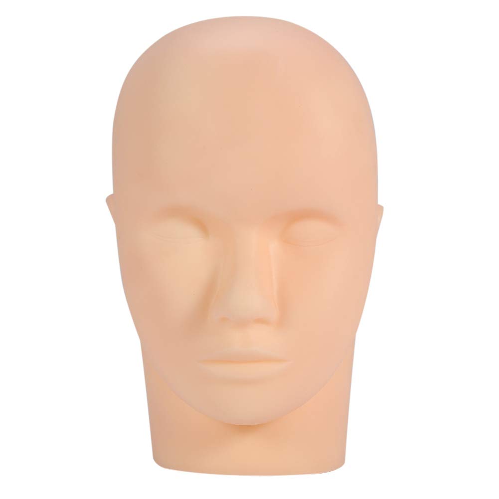 Kits de entrenamiento de extensión de pestañas con cabeza de maniquí pestañas falsas pinzas rectas pegamento labial cosmetología facial práctica de tatuaje