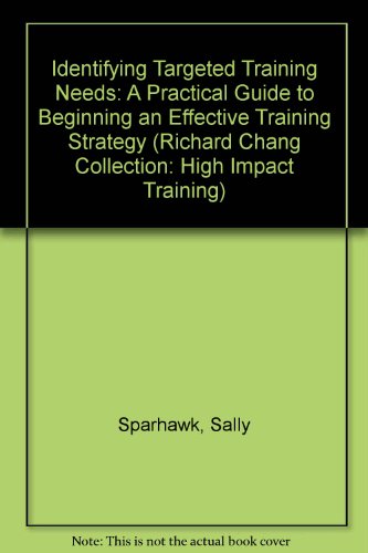 Identifying Targeted Training Needs: A Practica... 0749416823 Book Cover