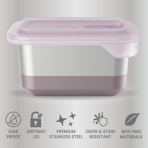 Image of Bentgo MicroSteel Heat & Eat Leak-Proof Stainless Steel Container