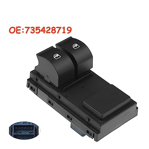 ¿Falla tu elevalunas? Cambia el botón de control para Fiat Punto con este interruptor duradero 2
