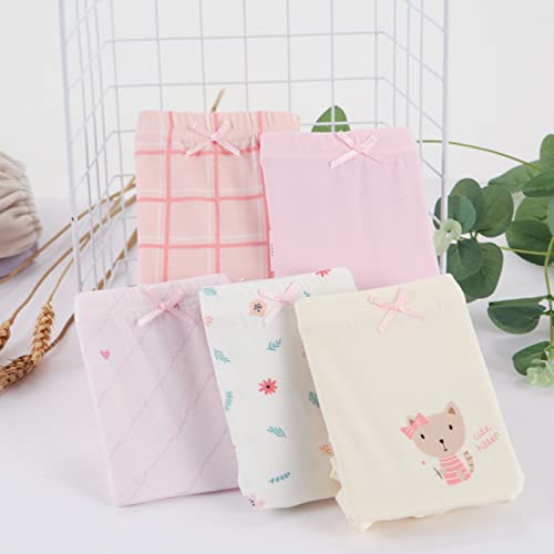 Zhteapr Big Girls Underwear 9Years Soft Cotton Boxer Briefs 10Years Panties Cute Pattern Boyshorts 9-11Years (Pack Of 5) #TOP2