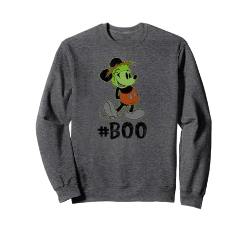 Sweatshirt Mickey Disney Halloween Boo en coton pour adulte