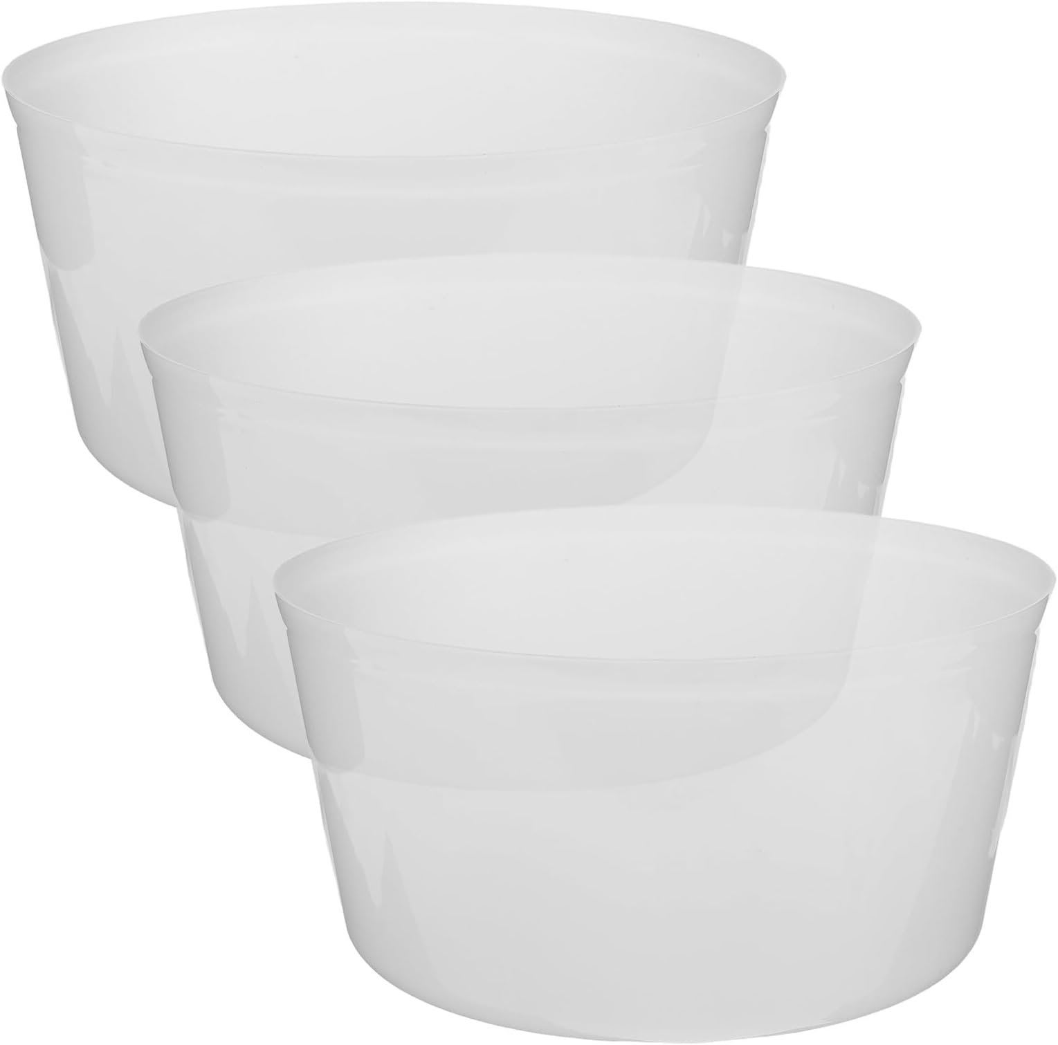 HEMOTON 3pcs Sauna Foot Bath Bucket Plastic Liner Insert 4l Reusable Sauna Barrel Liners Spa Accessories