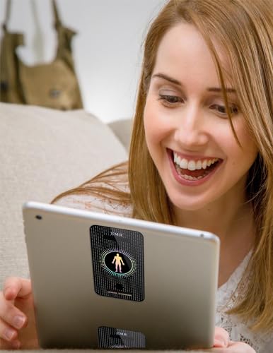 Protection Stickers for Cell Phones/Laptops/Tablets/Devices/Household Equipment - 4.2 x 2.4 x 0.015 inches,Applies to Everyone-Black 6 pcs