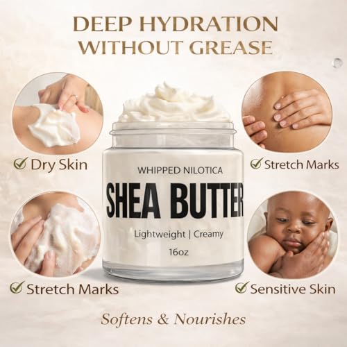 Victorine Skin Care Shea Nilotica | East African Shea Butter| Creamy Smooth Whole Body Moisturizer