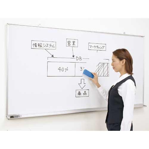 ホワイトボード ホーロー 壁掛式　1810mm×910mm　ホ-WM-U36T 送料無料】 【国産】【ホーロー】ホワイトボード 壁掛け/1810