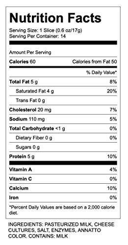 Dietz & Watson Muenster Cheese, 8 Oz #TOP3