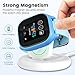 sylacor Charging Stand Compatible with Gizmo Watch 3/2/1, Foldable& Portable Wireless Magnetic Charger Accessories with 3.3 Feet Charging Cord (Not for Gizmo 3 Adventure) (White)