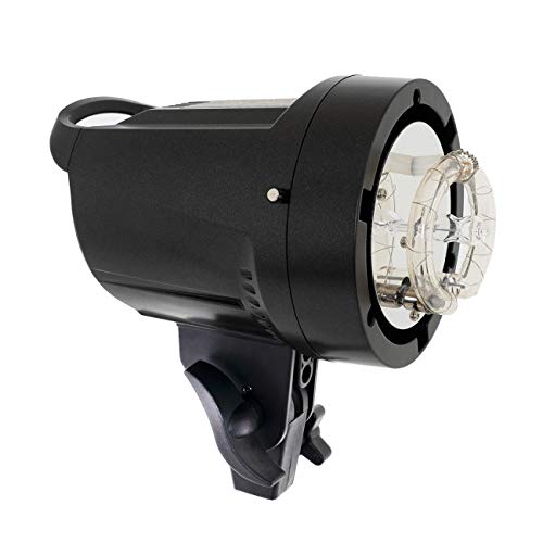 Conjunto para estúdio com 3 Flashes de 200ws e Sombinhas